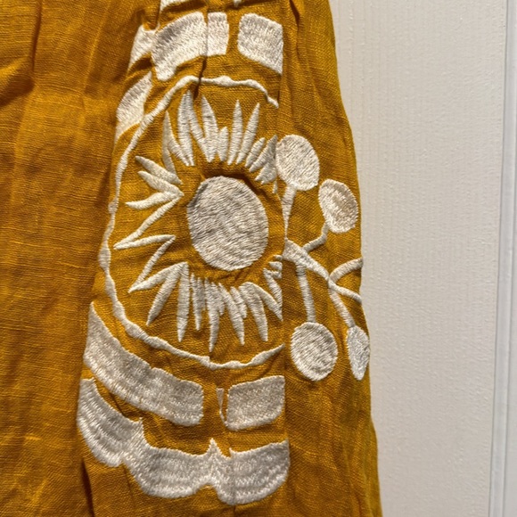 March II Blouse Yellow Size S - Picture 3 of 4